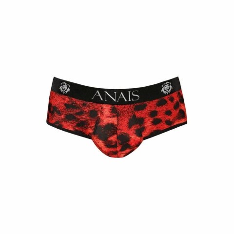 Anais Men Savage Jock Bikini XL czerwony zwierzęcy print