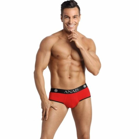 Anais Men Soul Jock Bikini M czerwony czarne wykończenie mikrofi bra