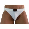 BURN Jock 007 Lycra Biały L - stylowy pas biodrowy z elastycznego materiału