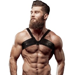 Fetish Submissive Attitude Uprząż Męska na Klatkę Piersiową Eco Skora One Size