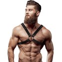 Fetish Submissive Attitude Uprząż męska z eko-skory na klatkę piersiową