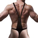 Fetish Submissive Attitude uprząż męska V eko-skora uniwersalna