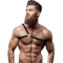 Fetish Submissive Attitude uprząż męska z eko skory, regulowana