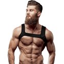 Fetish Submissive Attitude uprząż neoprenowa na klatkę piersiową L