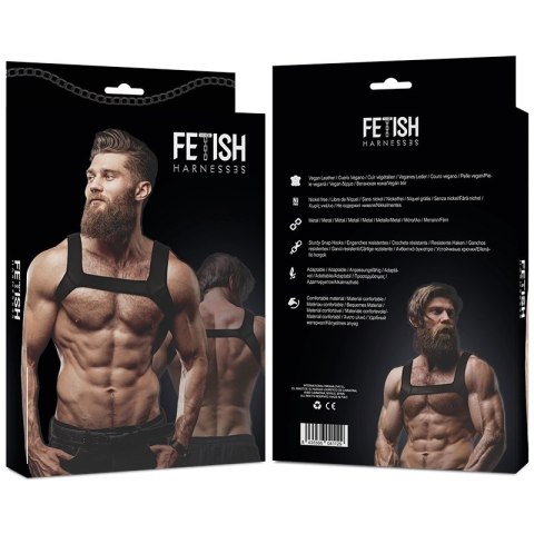 Fetish Submissive Attitude uprząż neoprenowa na klatkę piersiową M