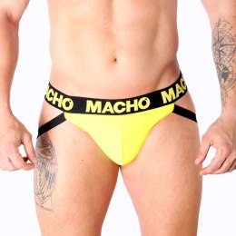 MACHO MX25A Jockstrap Lycra żołty S - sportowa bielizna męska