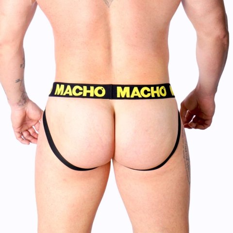 MACHO MX25A Jockstrap Lycra żołty S - sportowa bielizna męska