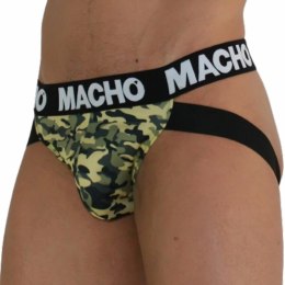 MACHO MX28MV Jockstrap Military Green S - anatomiczny, oddychający