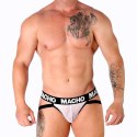 Macho MX26X1 Jock Grid biały S - siateczkowy jockstrap sportowy