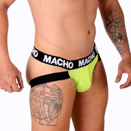 Macho MX28FA Jockstrap żołty XL - elastyczna bielizna sportowa