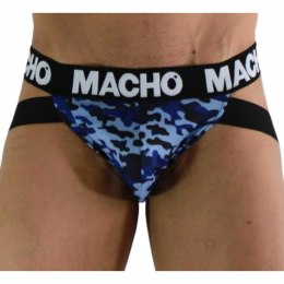 Macho MX28MA Jockstrap Military Blue M - anatomiczny, oddychający