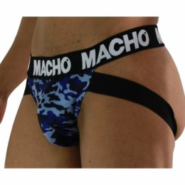 Macho MX28MA Jockstrap Military Blue M - anatomiczny, oddychający