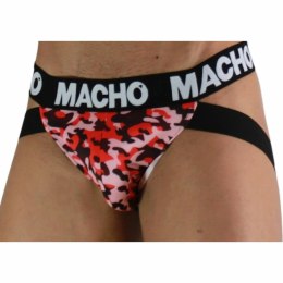 Macho MX28MR Jockstrap męski Military Red M - komfort i wsparcie
