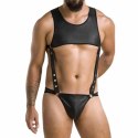 Passion Body Adam Black L/XL - Nowoczesna Bielizna Oeko-Tex