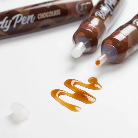 Secret Play Body Pen jadalny pisak do ciała czekoladowy 35g