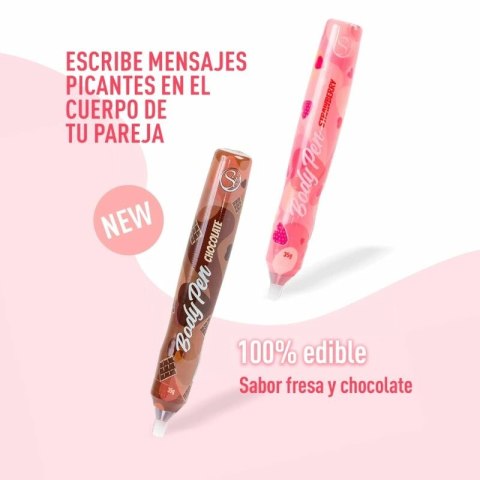 Secret Play Body Pen jadalny pisak do ciała czekoladowy 35g