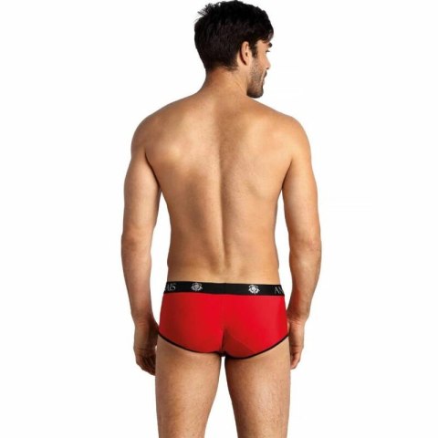 ANAIS Men SOUL Brief M - czerwone bokserki sportowe z mikrofibry