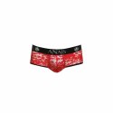 Anais Men Jock Bikini M Czerwona koronka z kwiatowym wzorem
