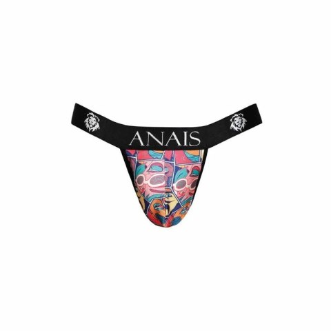 Anais Men Komiks Jock Strap S - Kolorowy Pas Intymny z Modalu
