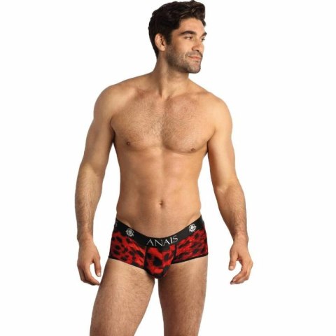 Anais Men Savage Brief L - Sportowy kroj, czerwony animal print