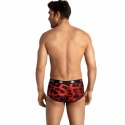Anais Men Savage Brief M czerwone sportowe bokserki z nadrukiem