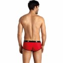 Anais Men Soul Brief L czerwone - sportowe slipy z mikrofibry