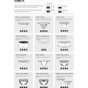 Cut4Men Jockstrap Rainbow XL - sportowa bielizna, ergonomiczny fason