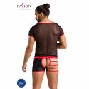 Passion 055 Komplet Czarny L/XL - Nowoczesny Design, Certyfikat Oeko-Tex