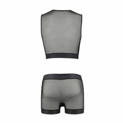 Passion Komplet William Czarny S/M - nowoczesny design, certyfikat Oeko-Tex