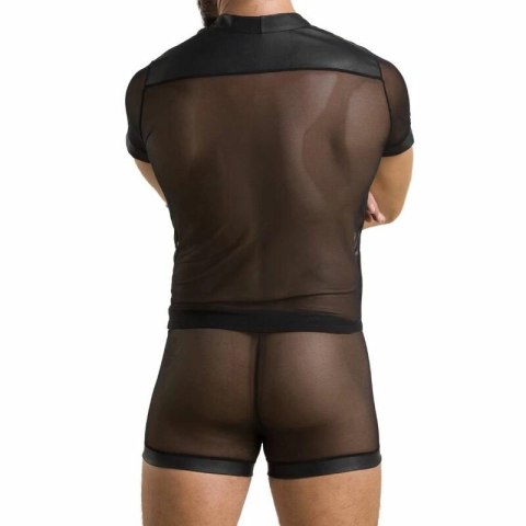 Passion Michael Komplet Bielizny Czarny L/XL Poliuretanowy Design