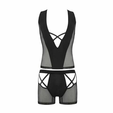 Passion Oscar komplet bielizny czarny S/M certyfikat Oeko-Tex