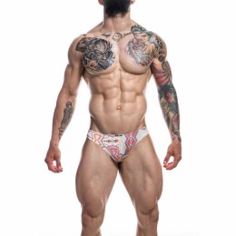 Cut4Men Slip Bikini Aztec M niski stan lekki materiał kolorowy