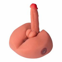 XISE Honey Vibrator - Model z Wibracjami 25 cm, TPE, Pilot, Przyssawka