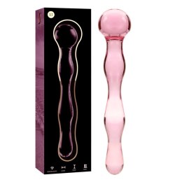 Ibiza Nebula Model 13 Szklany rożowy element intymny 18 cm borokrzemowe szkło