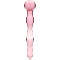 Ibiza Nebula Model 13 Szklany rożowy element intymny 18 cm borokrzemowe szkło