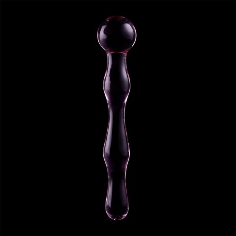 Ibiza Nebula Model 13 Szklany rożowy element intymny 18 cm borokrzemowe szkło