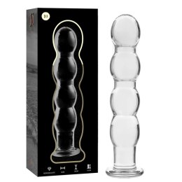Ibiza Nebula Series Model 10 Szklany Przyrząd Intymny 16.5cm Transparentny