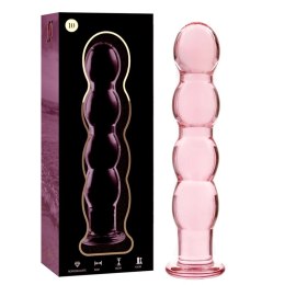 Ibiza Nebula Series Model 10 - Szklany element intymny rożowy 16,5 cm