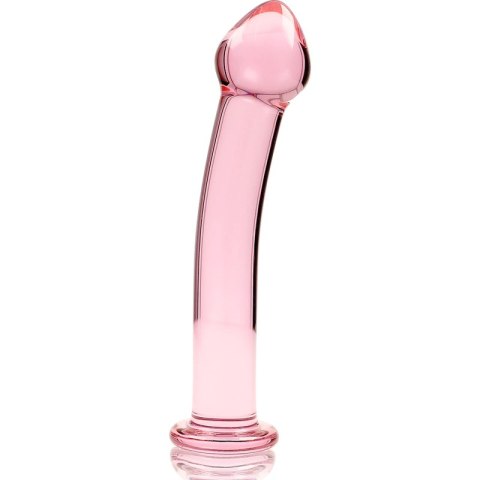 Ibiza Nebula Series Model 11 - Szklana maszyna intymna, rożowa, 16 cm