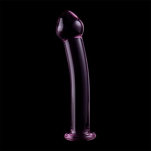 Ibiza Nebula Series Model 11 - Szklana maszyna intymna, rożowa, 16 cm