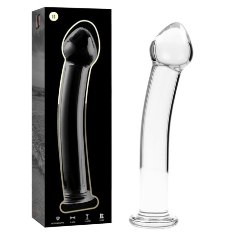 Ibiza Nebula Series Model 11 szklana forma intymna 16cm transparentna