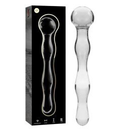 Ibiza Nebula Series Model 13 szklany model intymny 18 cm przezroczysty