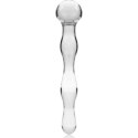 Ibiza Nebula Series Model 13 szklany model intymny 18 cm przezroczysty