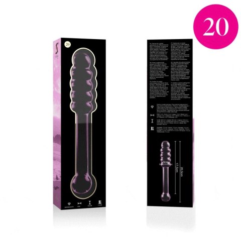 Ibiza Nebula Series Model 20 Szklany Aplikator Rożowy 20,5 cm
