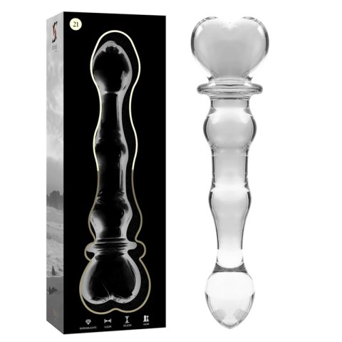 Ibiza Nebula Series Model 21 szklany anatomiczny przezroczysty 20,5 cm