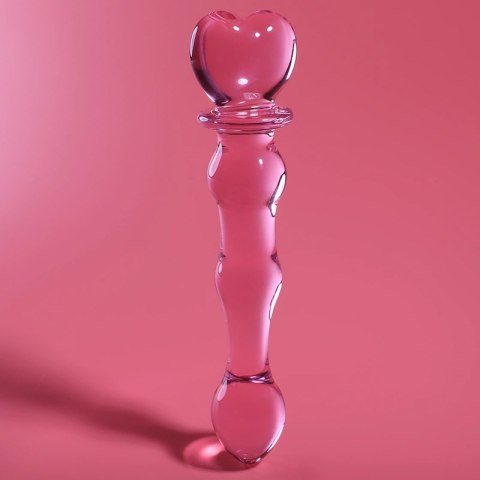 Ibiza Nebula Series Model 21 szklany model anatomiczny rożowy 20,5 cm