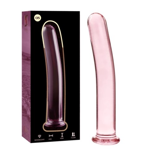 Ibiza Nebula Series Model 8 szklany intymny gadżet rożowy 14,5 cm
