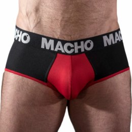Macho MS26N Slip męski czarno-czerwony XL - oddychający, elastyczny