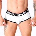 Macho MS30BL Halka męska biała L - klasyczny kroj, lycra, oddychająca