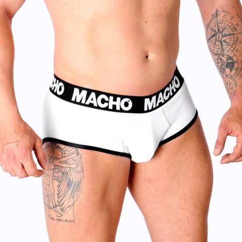 Macho MS30BL Halka męska biała S - komfortowa oddychająca lycra